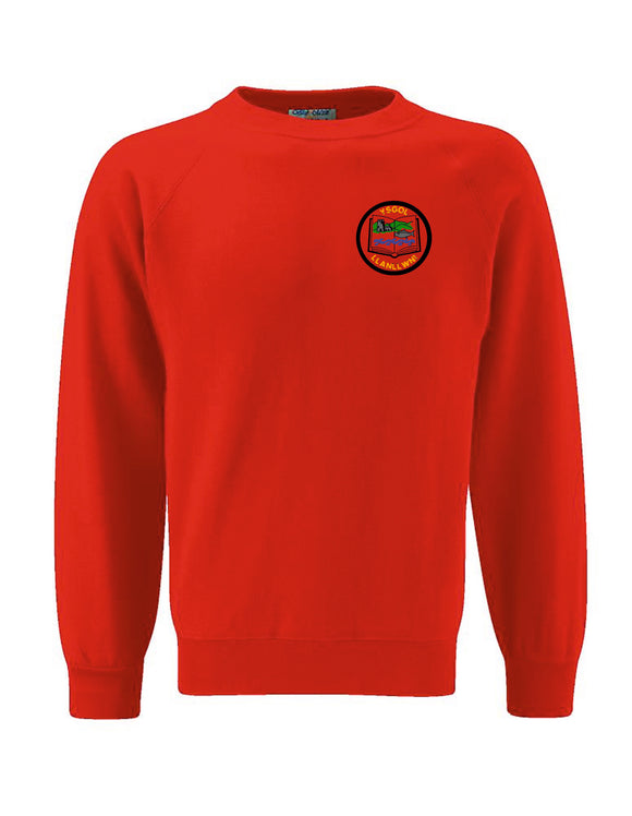 Llanllwni School Sweatshirt with small logo